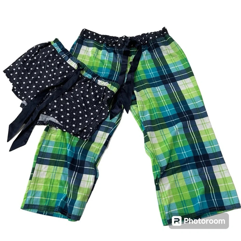 Justice sleeping cropped pants and shorts Size 16/18